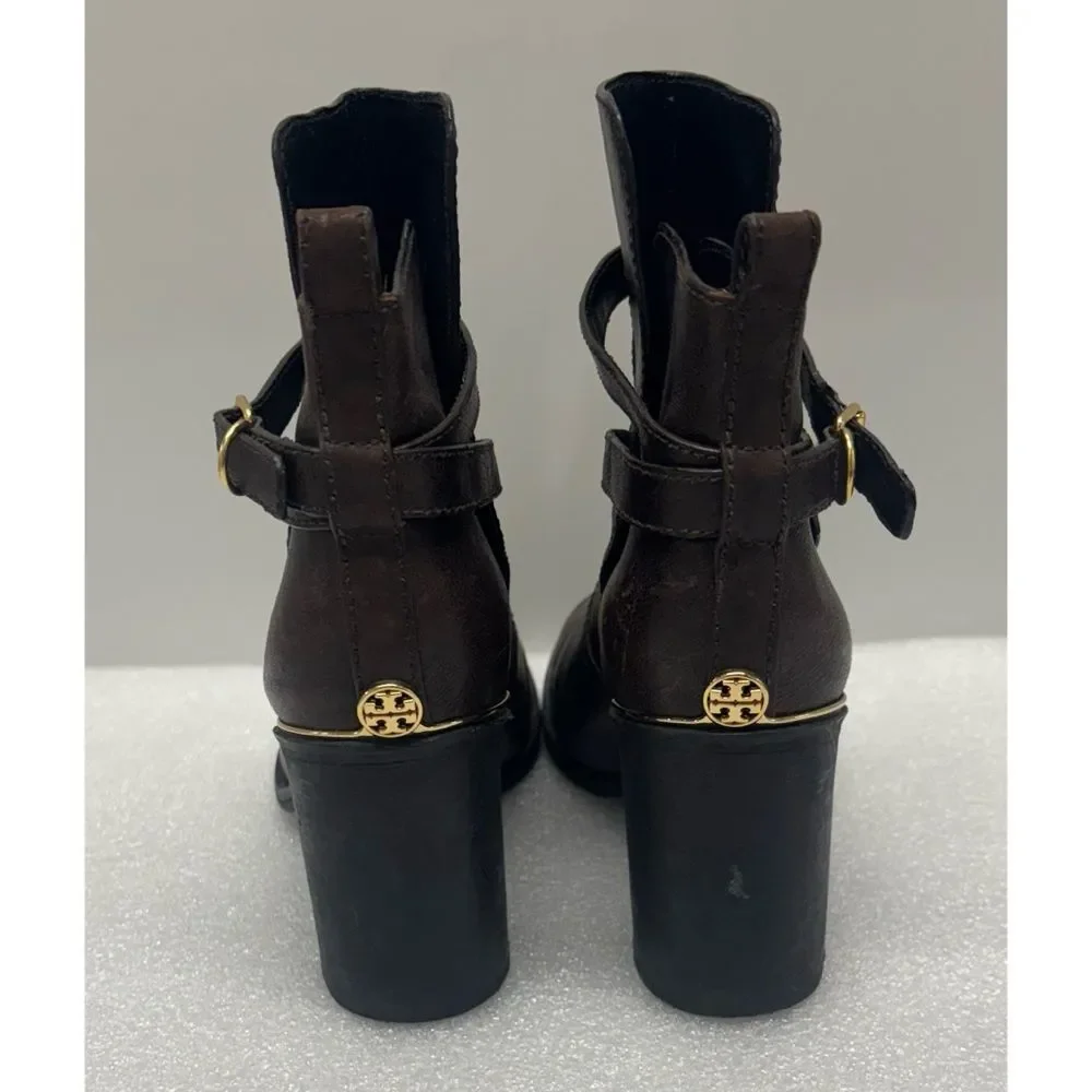 Tory Burch Kayden Booties in Dark Chocolate Size 7.5